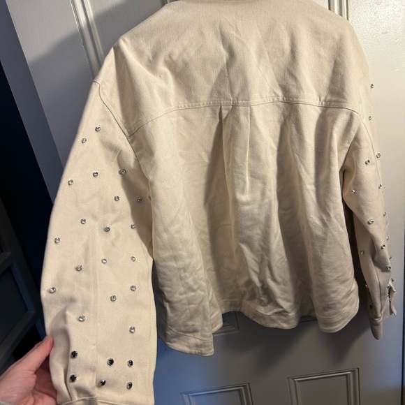 Zara Jewel Studded Button Down - Picture 6 of 9